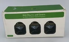 Blink Security Camera Wall Mounts 3-Pack + Outlet Mount Sync Module 2 Black