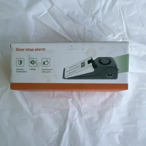HH-MD001 Door Stop Alarm Wedge 120 dB Sensitivity Control Battery Black