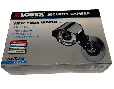 Lorex Day Night Surveillance Camera CVC6941 Black New In Sealed Box