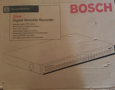 Bosch Divar 9 Channel Digital Versatile Video Recorder 
