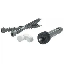 Fastenmaster Cortex 2 In. L Square Trim Head Deck Screws And Plugs Kit 1 Pk