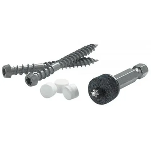 Fastenmaster Cortex 2 In. L Square Trim Head Deck Screws And Plugs Kit 1 Pk