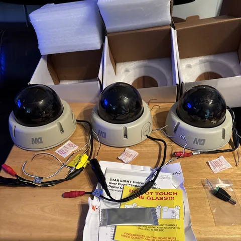 Lot of 3 WORKING Digital Watchdog DWC-V6263WTIR Security Cameras FREE SHIPPING!