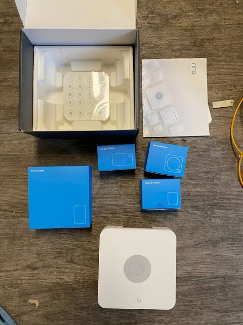 Ring Alarm 5-Piece Kit 2nd Gen Home Security System w Alexa (White) 842861111255