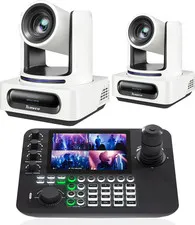 4K NDI PTZ Camera and Controller Bundle/Kits, 4K 20X AI Auto Tracking NDI Sdi/Hd