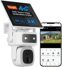 4G Solar Security Camera Wireless 360 Days Data