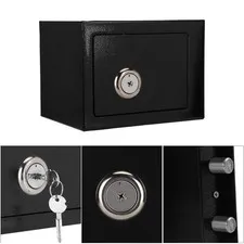 Durable Steel Safe Box For Money Cash Storage At Home Easy To Use