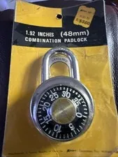 Combo Lock Classic Kmart Circa 1970’s 1.92 Inches