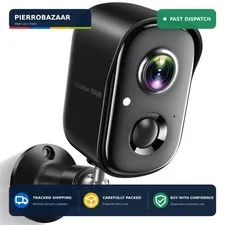 VISION WELL CG6S 2K Wireless Outdoor Security Camera WiFi Battery AI