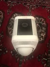 1 Ring Spotlight Cam Plus, Plug-In, White, 3 Batteries Included