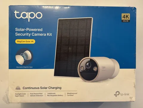 TP Link Tapo MagCam 4K C460 kit Outdoor Wireless Battery Camera & Solar Panel