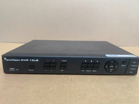 Interlogix TruVision NVR 10cs 4 Camera Security System only a unit
