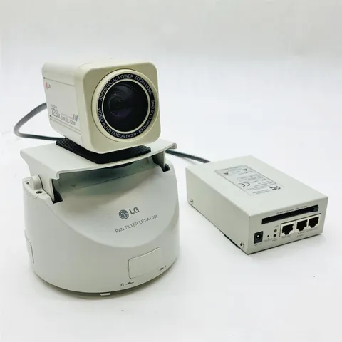 LG Pan Tilter LPT-A100L w/DSP 128x Color CCD Camera & Lindix Wise Server LWS-721