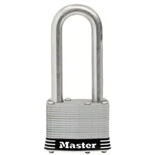 Master Lock Padlock 2In Keyed Dual Ball Bearing Pin Tumbler