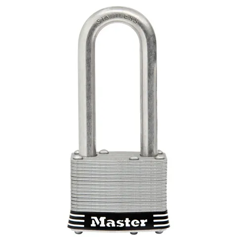 Master Lock Padlock 2In Keyed Dual Ball Bearing Pin Tumbler