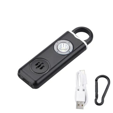 2024 Portable Safety Alarm for Women 130DB Siren with Keychain Emergency Light