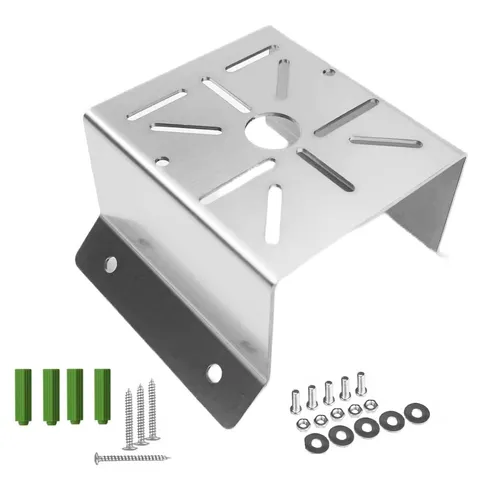 CCTV Security Camera Corner Mount Bracket, Stainless Steel Wall Corner Adapte...
