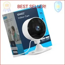 GNCC 2.4GHz Indoor Security Camera, 1080P Home Camera for Pet Monitoring, Motion