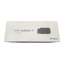 2023 Blink Outdoor 4 (4th Gen) 2 Camera - Black (B0B1N6B8QT)