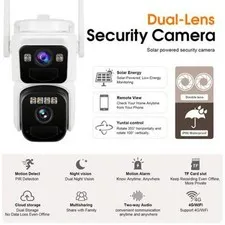 Dual-lens PTZ Outdoor WiFi Security Camera