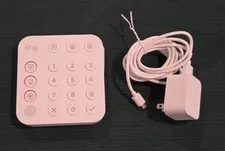 Ring Home Security Alarm Keypad 5AT2S7 Wireless Z-Wave + Power Adapter