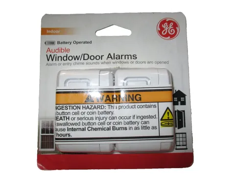 GE 2 Indoor Window Door Alarm Sensor Model 36019
