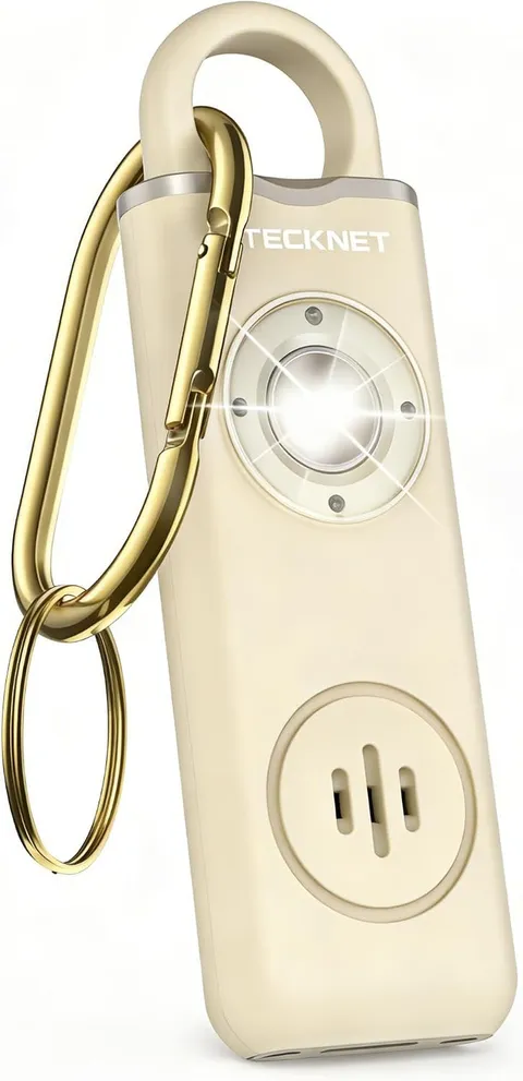 Rechargeable Personal Safety Alarm for Women, 130Db Self Defense Keychain Alarm
