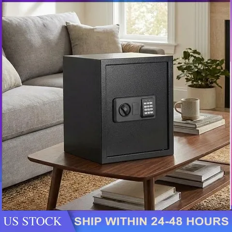 Digital Keypad Home Safe Security Safe Lock Box Money Jewelry Cash Wall Mount