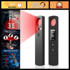 6-in-1 Hidden Camera Detector & Bug Finder, Portable RF Signal Scanner, GPS Trac