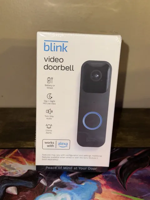 Blink Video Doorbell - 1080p HD Battery Operated Wi-Fi Brand New Sealed