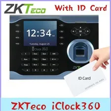 ZKTeco iClock360 +ID TCP/IP Biometric Fingerprint Attendance System Time Clock