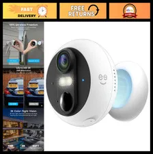 3MP Smart Magnetic Battery Camera - 2K HD Outdoor Wireless Security Cam
