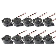 10PCS SFM-27 DC 3-24V Alarm Siren Electronic Piezo Active Buzzer, 95dB High D...