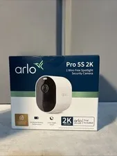 ¥Arlo Pro 5S 2K Indoor/Outdoor Wire-Free Spotlight Security Camera - Sealed