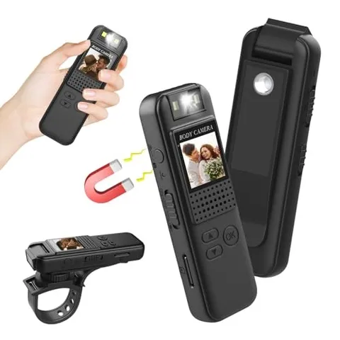 [An ultra-compact video camera that performs 3 functions in one: recording audio