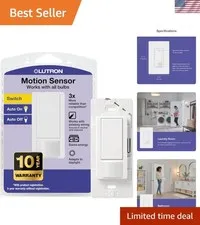 Smart Motion Sensor Switch - Hands-Free Lighting for Bathroom, Garage, and More