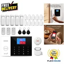 Comprehensive 2025 Wireless Security Alarm - 120dB Alerts, Mobile Control