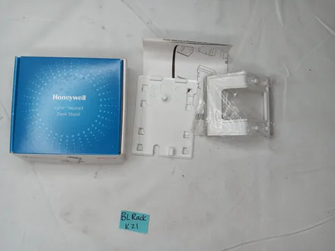 (Lot of 2) White Honeywell LKP500 DK Desk Stand for Honeywell LKP500 Controller.