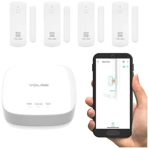 Wireless Door Sensor Kit: Long Range, 5- Battery Life