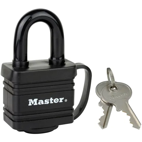 Master Lock 7804EURD Time Resistant Black Finish 40mm Lock