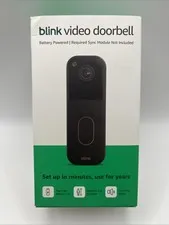 Blink Wireless Video Doorbell 2nd Gen Newest Model Black HD, NEW/SEALED