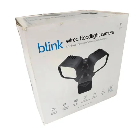 Blink - Wired Floodlight Camera - Smart security camera, 2600 lumens, HD live...