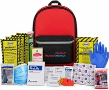 Ready America 72 Hour Emergency Kit 1-Person Survival Backpack Disaster Go-Bag