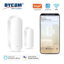 Tuya Smart WiFi Door Window Sensor Magnetic Detector Alexa Google Compatible