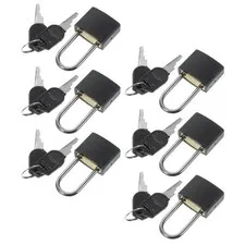 6 Sets Padlock with Keys for Wooden Box Treasure Chest Locks