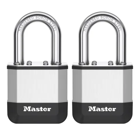 Master Lock Elite Padlock 44mm KA Twin Pack