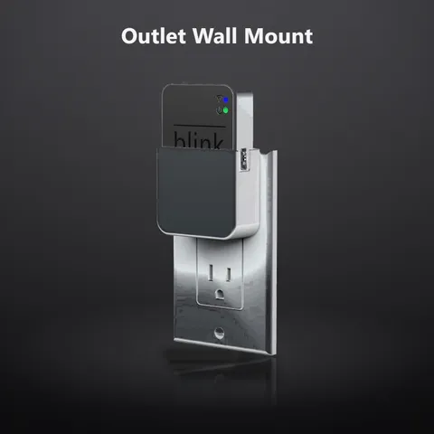 Outlet Wall Mount for Blink Sync Module 2, Sturdy Holder with Built-in Plug |...