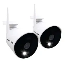 NIGHT OWL 1080p HD Wi-Fi IP 2-PACK CAMERA W/LIGHTS & 2-WAY AUDIO NEW OPEN BOX