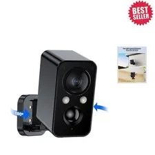180° Wireless Outdoor Security Camera with 2K Color Night Vision & Motion Sensor