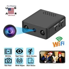 Mini WiFi Camera HD 720p Night Vision Magnetic 2.4G USB App Remote View Home New